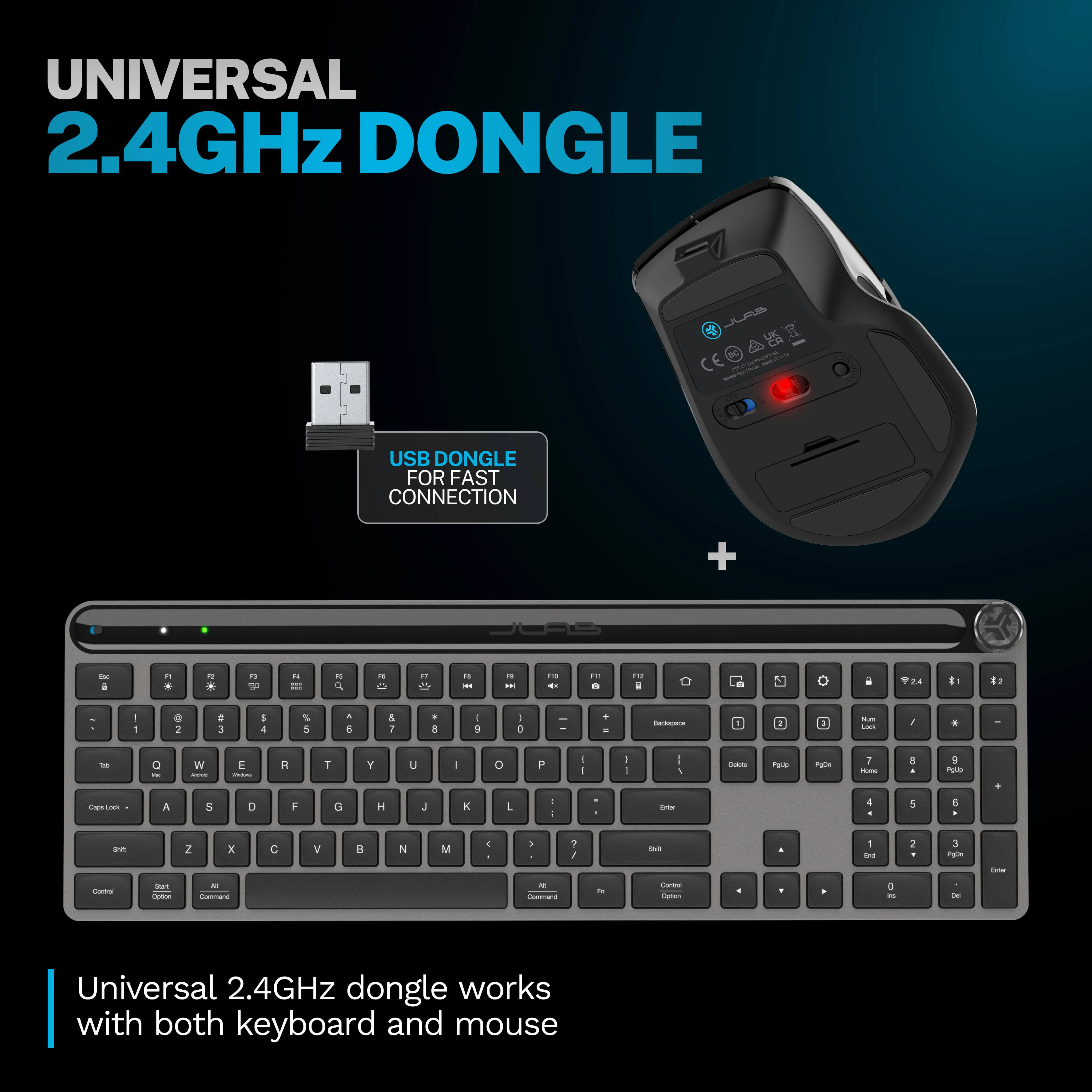 JLab Epic Keyboard Mouse Bundle - Image 27