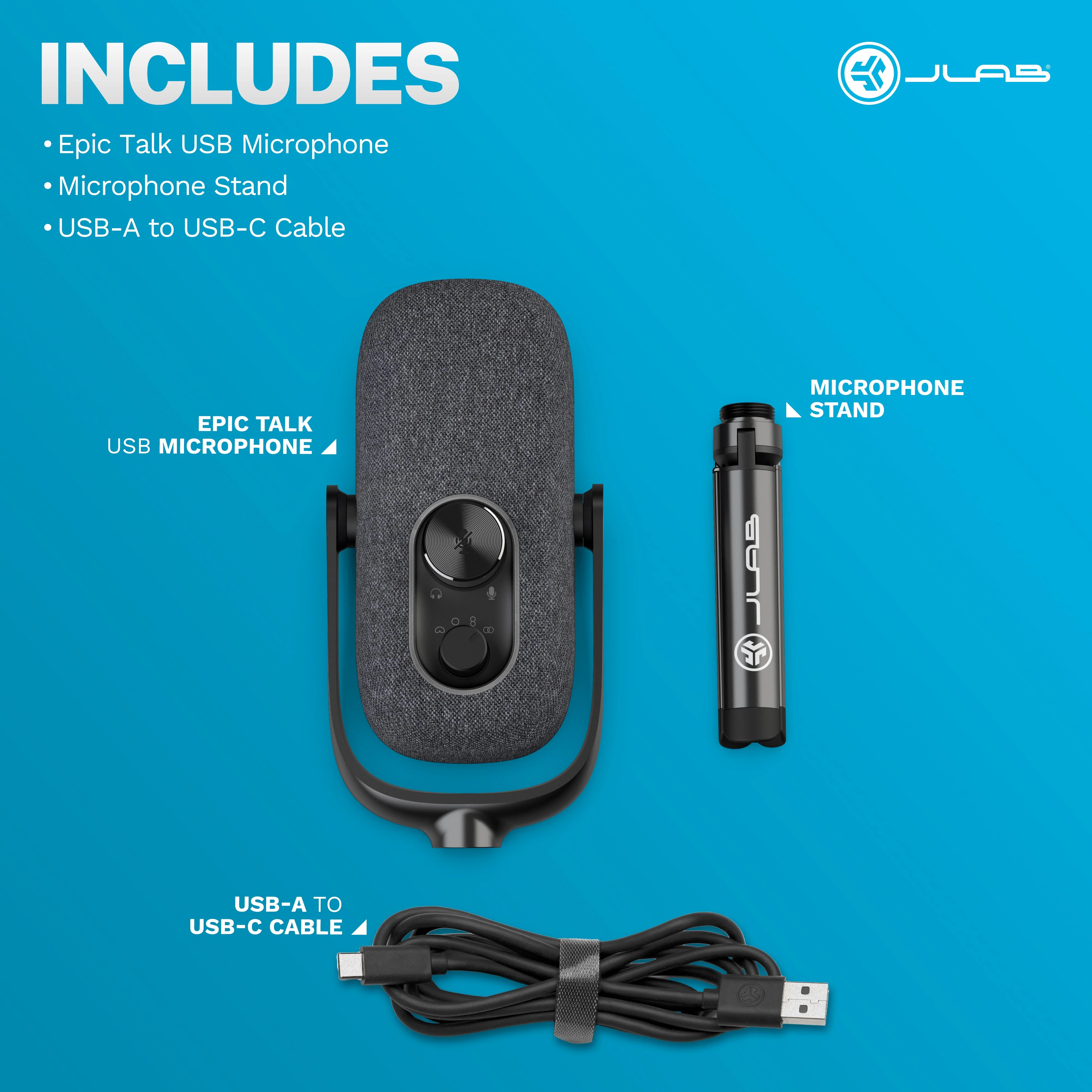 Epic Talk USB Microphone Black - Image 21