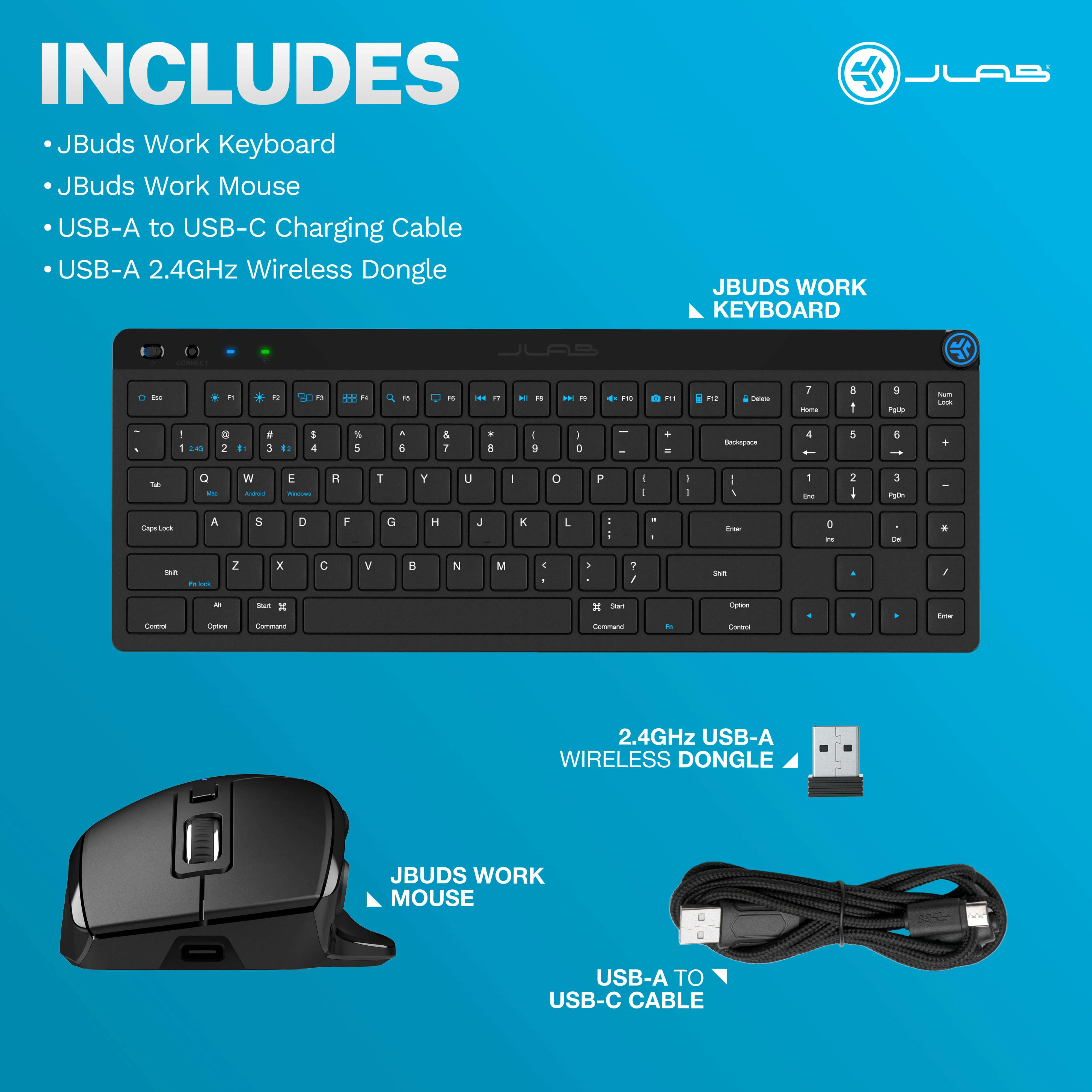 JLab JBuds Keyboard Mouse Bundle - Image 31